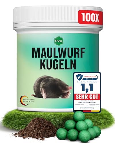 PVU MAULWURF Kugeln 100 Stück - Maulwurf...