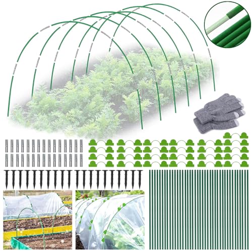 TOPRUNYI Folientunnel für Hochbeet,40PCS...
