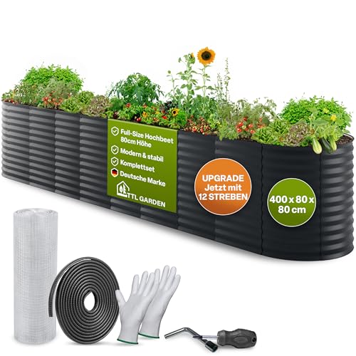 TTL GARDEN 400x80x80cm Elegance XXL Metall...