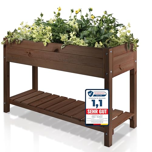 PATKAR® 117x40x78cm Hochbeet Holz...
