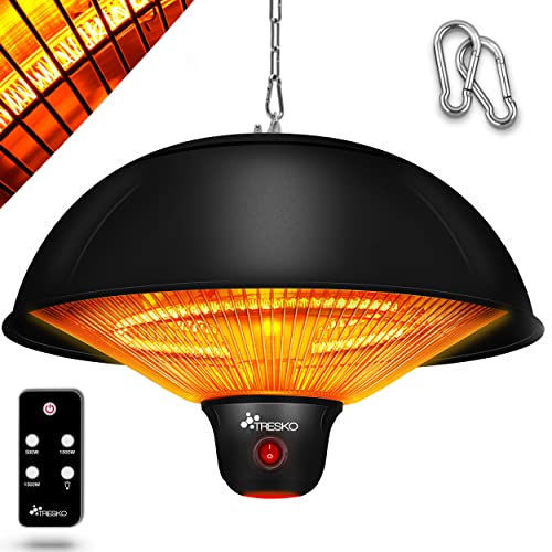 TRESKO Deckenheizstrahler 1500W mit...