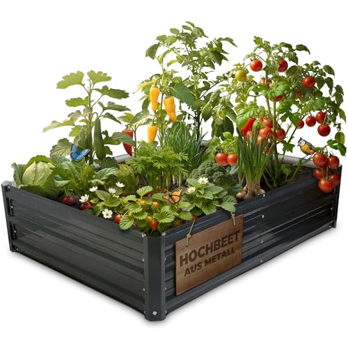 STREND PRO Hochbeet Metall 120x90x30cm |...