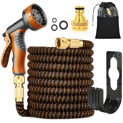 Flexibler Gartenschlauch 30m/100FT Orange –...