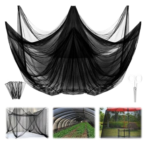 Moskitonetz Outdoor 3*10M, Schwarz...