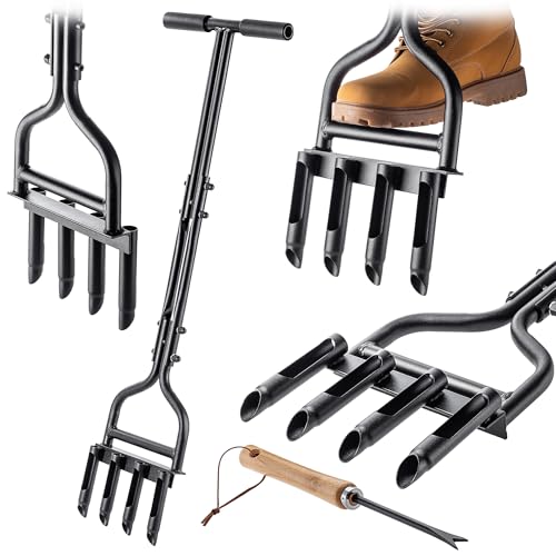 KADAX Rasenlüfter, Aerifiziergabel für...