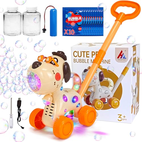 Goenb Hundeseifenblasenmaschine Rasenmäher...