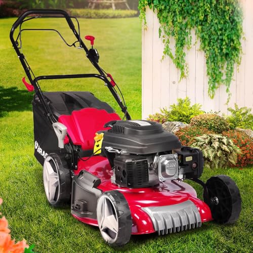 BRAST® Benzin Rasenmäher mit Antrieb |...