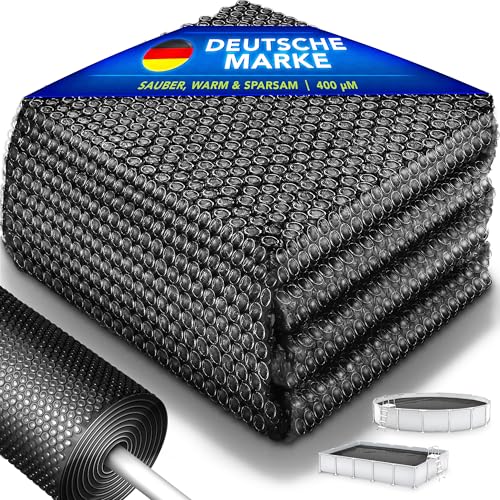 tillvex® Premium Pool Solarabdeckplane 400...